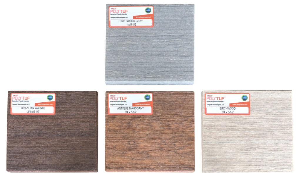 4 premium wood grain recycled plastic lumber colors click for more information on recycled plastic lumber